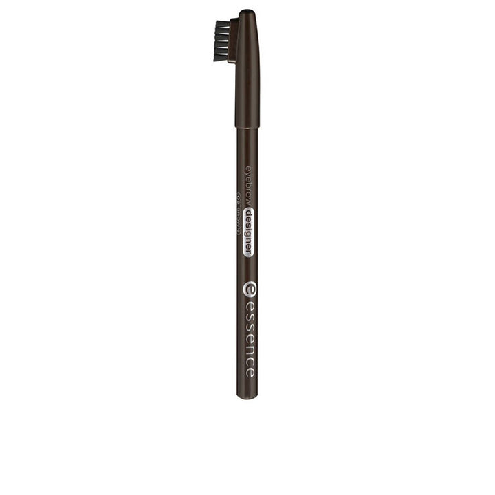 Slim brown brow pencil with integrated spoolie, 1 g, shade 02 Brown