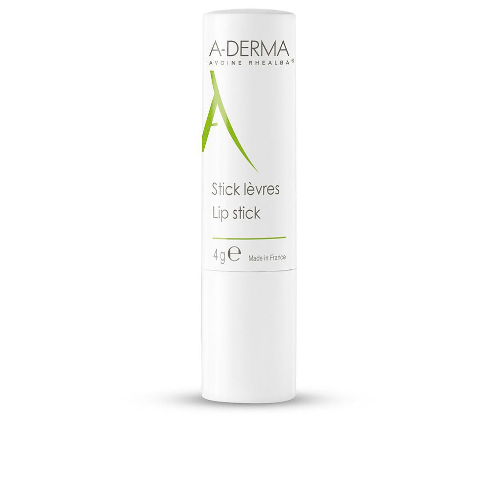 Tube of A-Derma Lip Balm with natural oat and shea butter ingredients