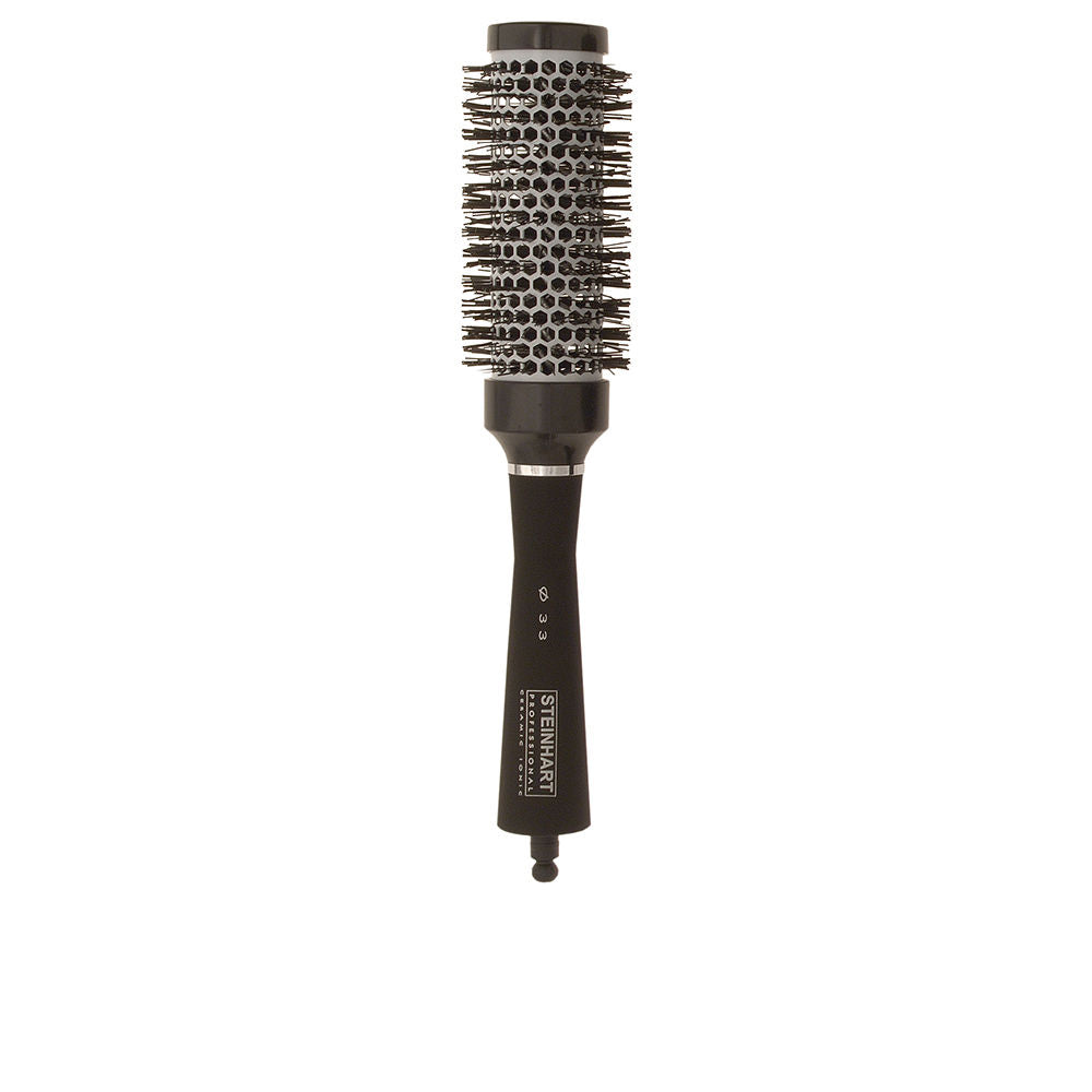 Ceramic ionic round hair brush, 33mm barrel, lightweight handle, nine sizes available, Unisex