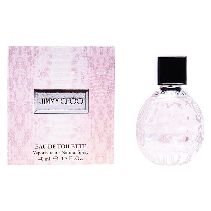 Pink spherical perfume bottle with snakeskin texture — 100 ml Eau de Toilette for Women