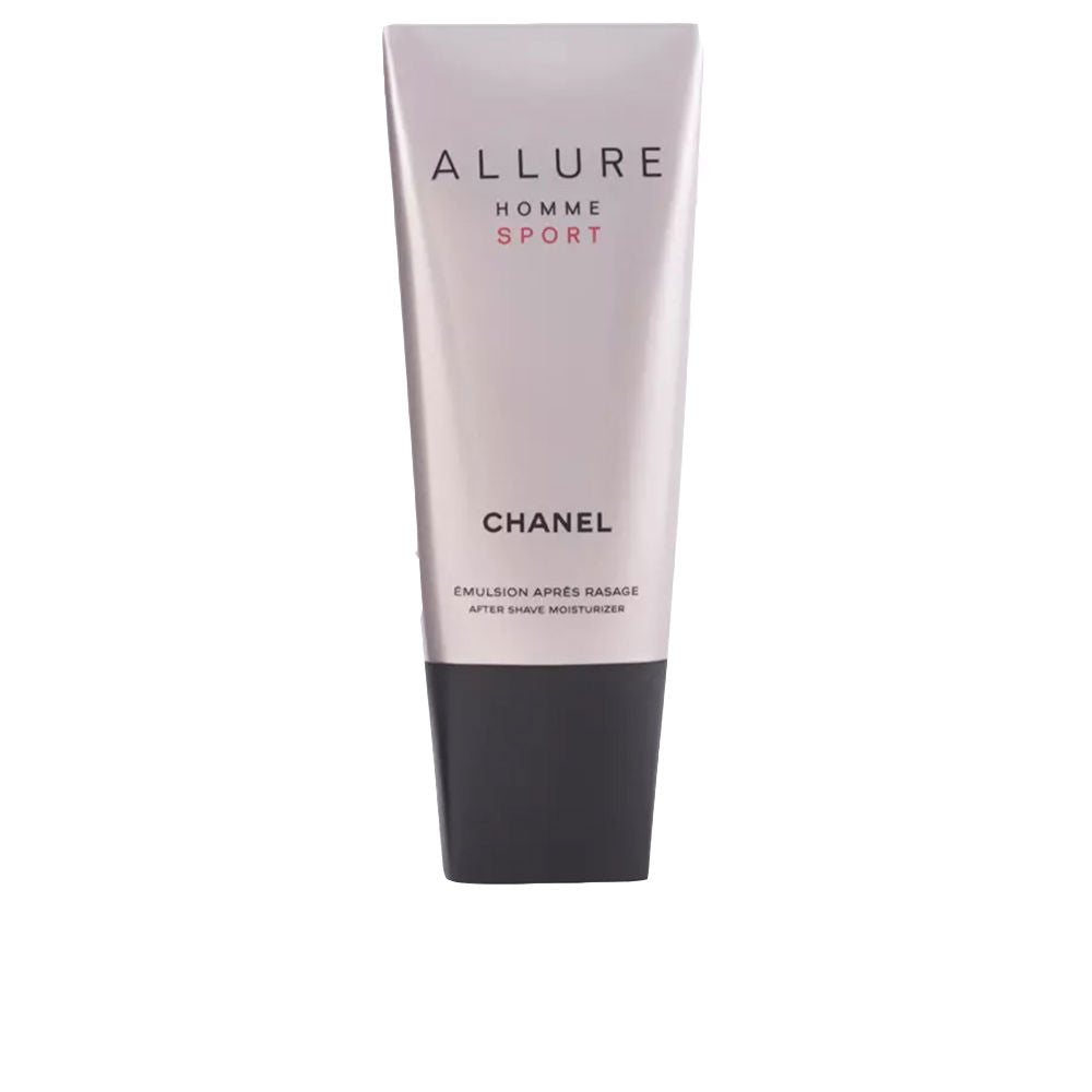 Chanel Light pink and black plastic tube with flip-top cap, minimalist after shave moisturizer