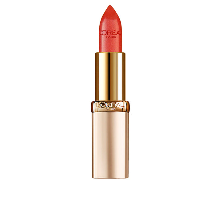 Satin copper-brown lipstick, 4.2 g bullet, warm nude shade