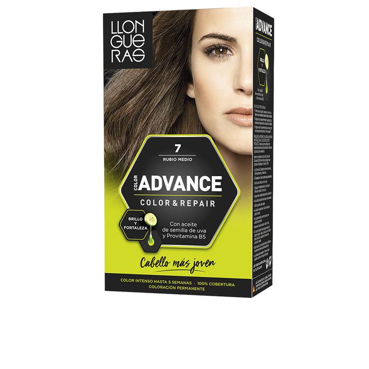 Tube and developer for shade 6.1 dark ash blonde permanent hair colour