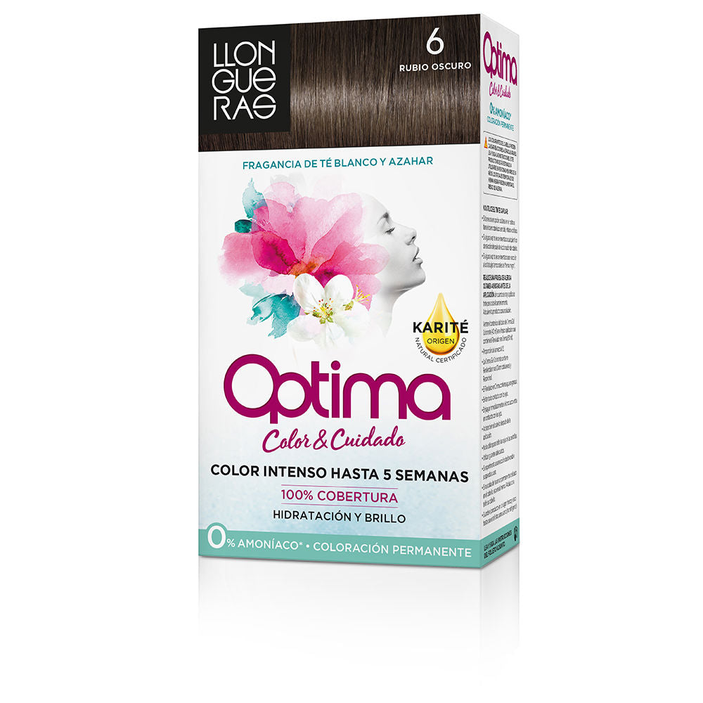 Tube and developer cream kit with hydrating mask, deep blond shade, Unisex