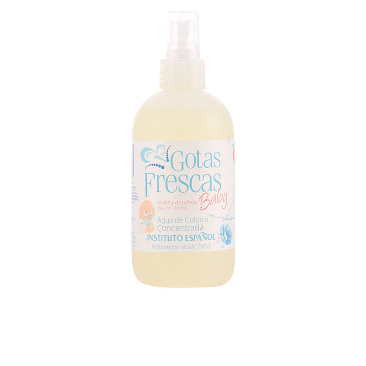 250 ml clear bottle of concentrated baby cologne, citrus and floral fragrance