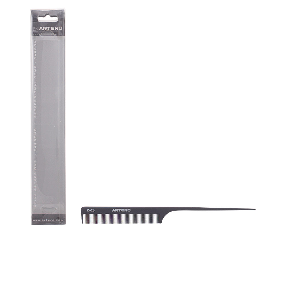 Black anti-static carbon comb with rounded teeth for sectioning, single unit