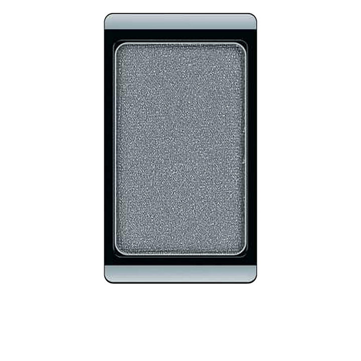 Single pearlescent grey pressed eyeshadow pan, refillable 0.8 g