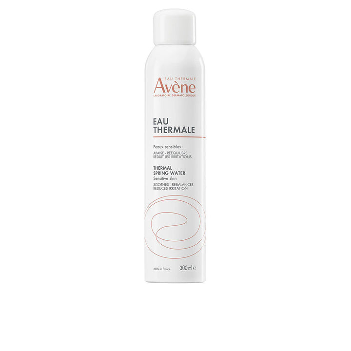300 ml thermal spring water spray in white aerosol bottle, unisex skincare