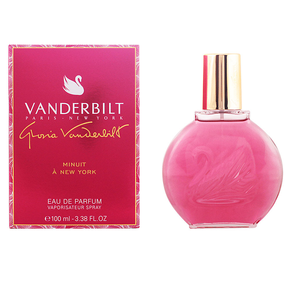 100 ml rose-and-gold perfume bottle with swan motif, Oriental Floral scent