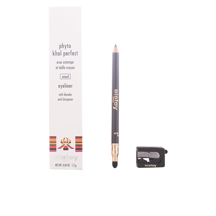 Slim metallic steel cream eyeliner pencil, 1.2 g, smooth texture