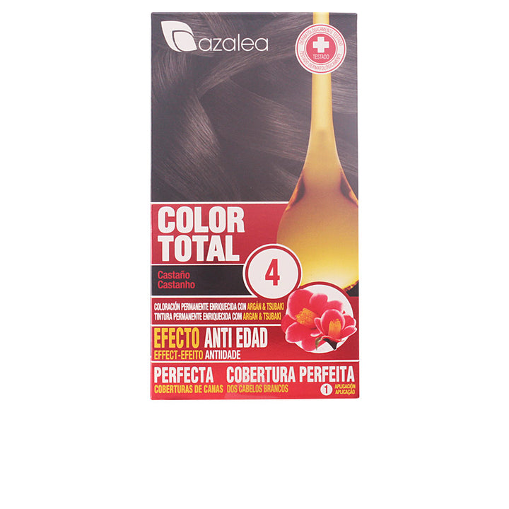 Tube of platinum blonde permanent cream hair colour, enriched with argan and tsubaki oils.