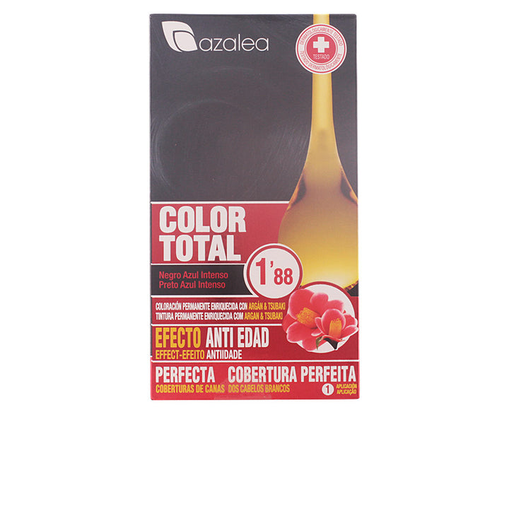 Tube of platinum blonde permanent cream hair colour with oil-enriched formula