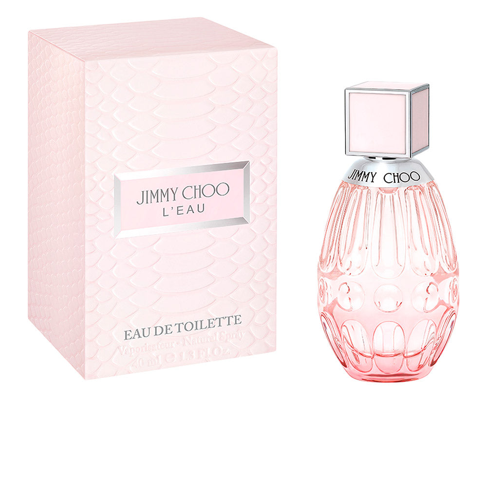 90 ml pink glass perfume bottle with faceted cap, floral-fruity eau de toilette for Women