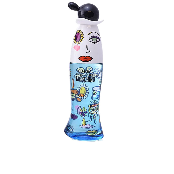 100 ml illustrated bottle, surreal colourful design, floral-fruity perfume for Women