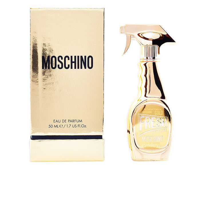 Gold metallic bottle of floral-fruity eau de parfum, 30 ml, women’s fragrance