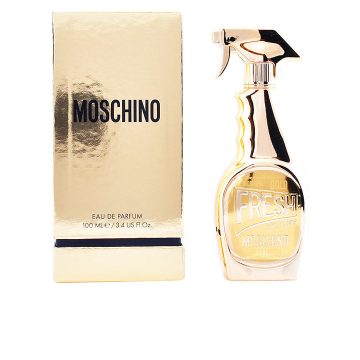 Gold metallic bottle of floral-fruity eau de parfum, 30 ml, women’s fragrance