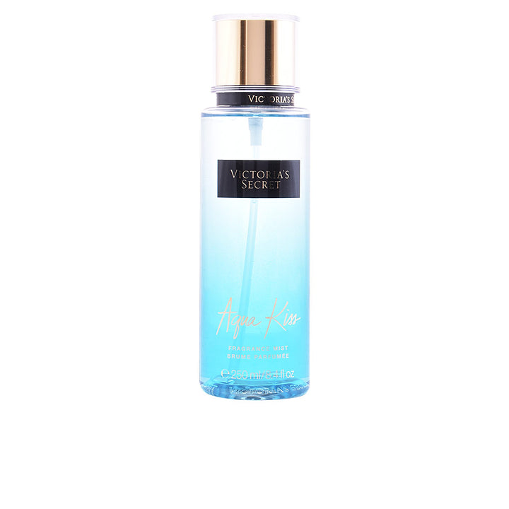 250 ml pale-blue floral body mist bottle, fine-mist spray for Women