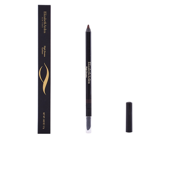 Dual-ended cream eyeliner pencil in deep espresso, compact 1.2 g tube