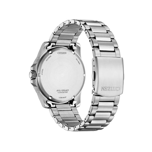 Solar-Powered Diver with Gold Dial and Black Bezel