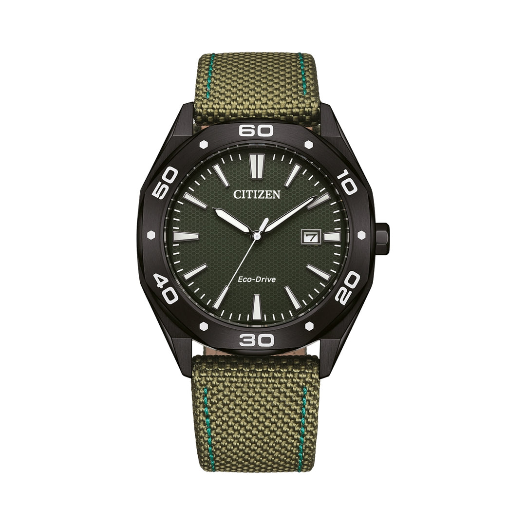 Enduring Precision in Olive and Black Contrast