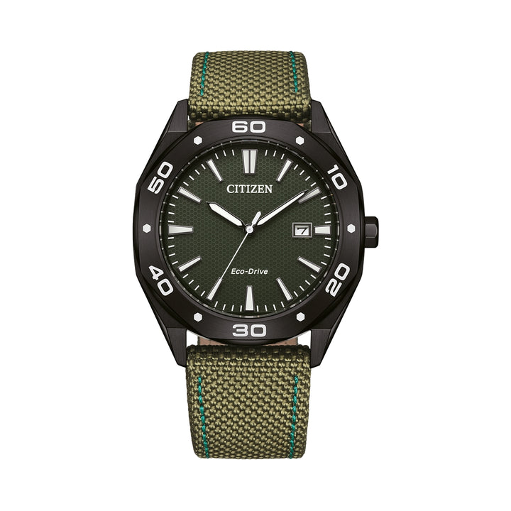 Enduring Precision in Olive and Black Contrast
