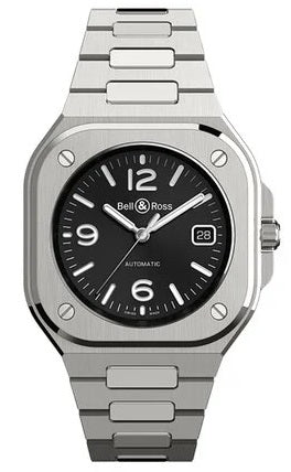 BR 05 Automatic Stainless Steel Chronograph