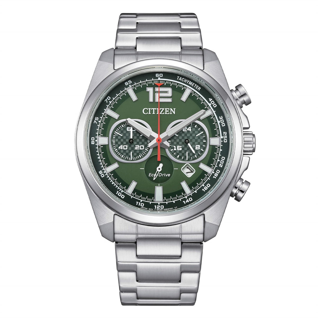 Precision in Motion Chronograph with Green Dial