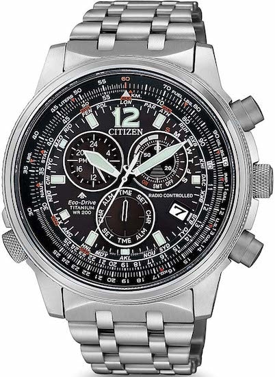 Precision Titanium Chronograph with Radio Control