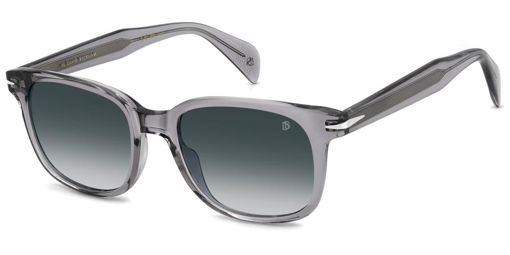 Sleek Grey Acetate Frame with Gradient Dark Lenses