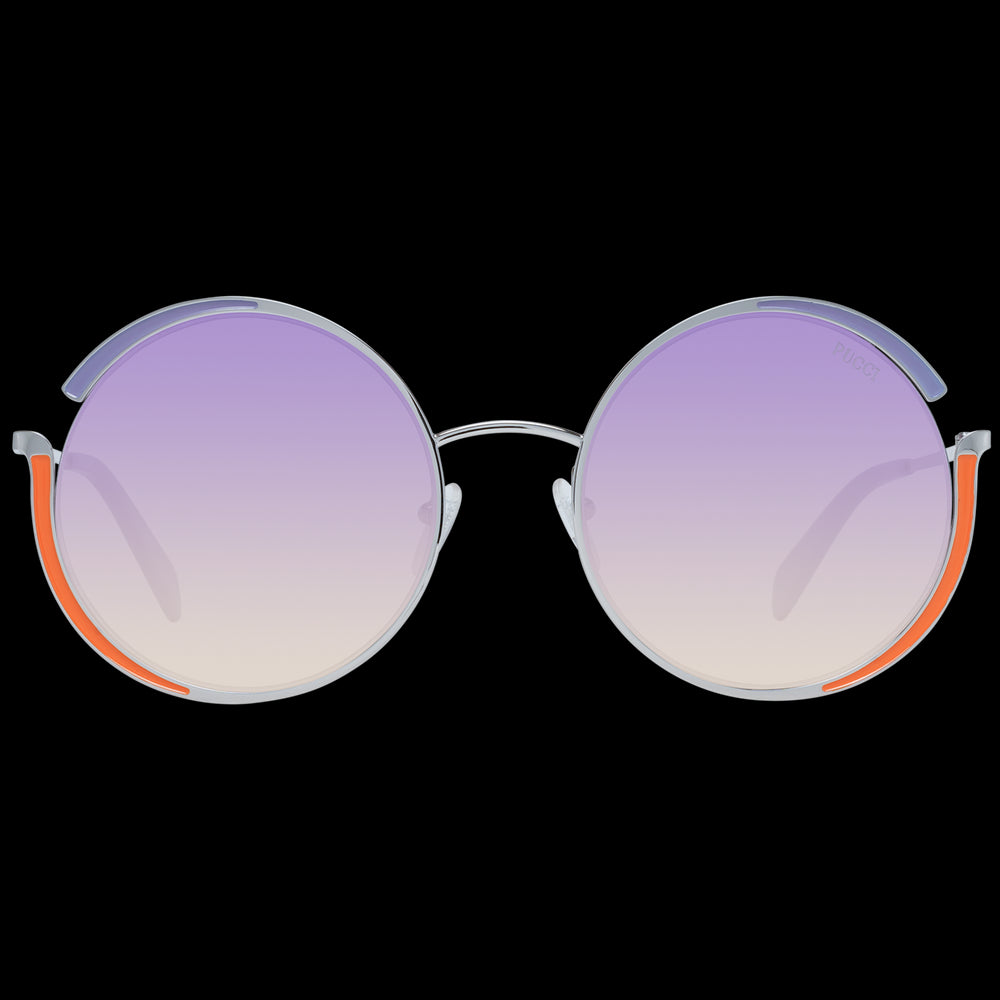 Radiant Harmony Round Sunglasses with Gradient Lenses