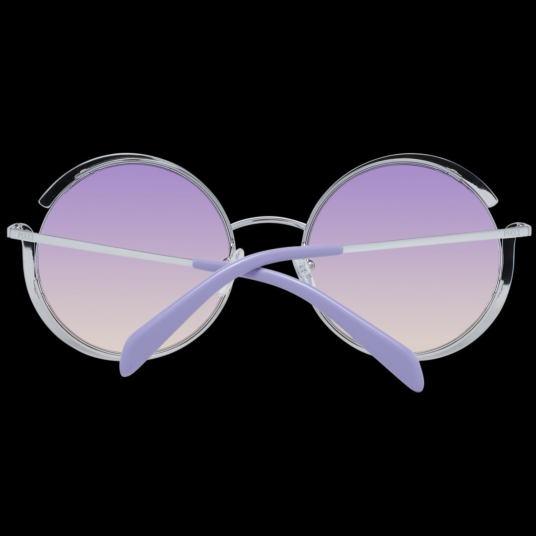 Radiant Harmony Round Sunglasses with Gradient Lenses