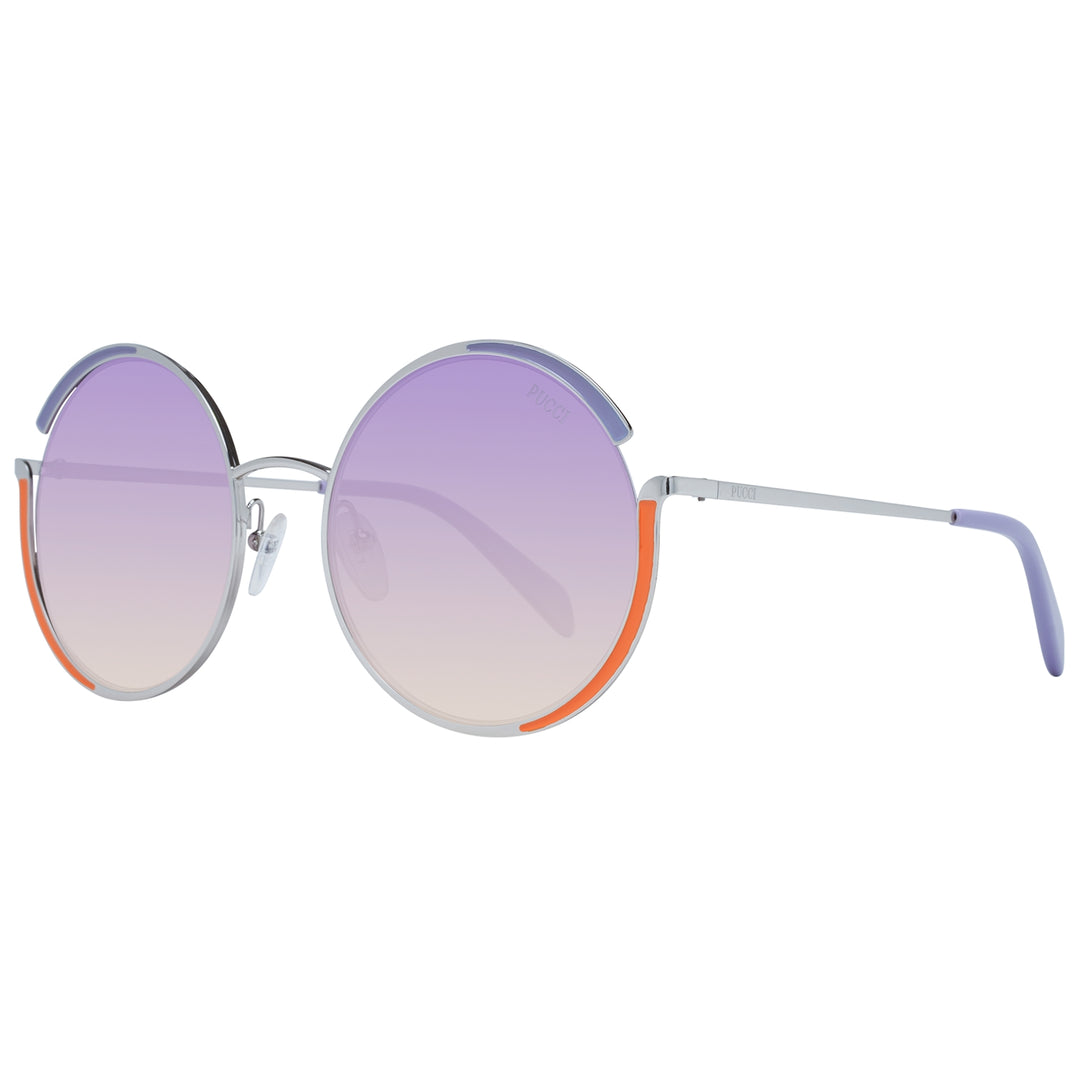 Radiant Harmony Round Sunglasses with Gradient Lenses