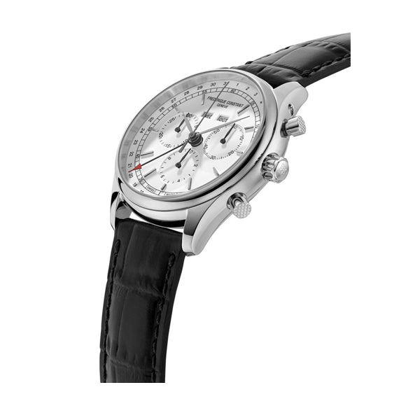 Frederique Constant Silver Chronograph Watch