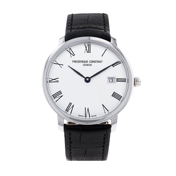 Frederique Constant Silver Stainless Steel Watch
