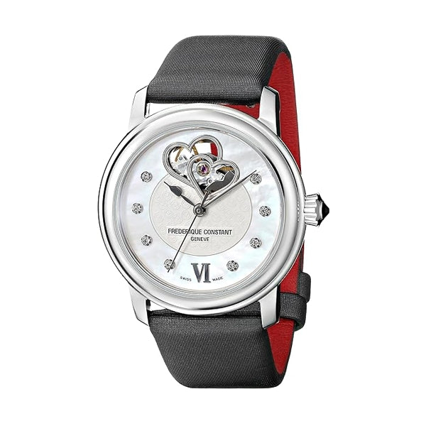 Frederique Constant Silver & Black Mechanical Watch