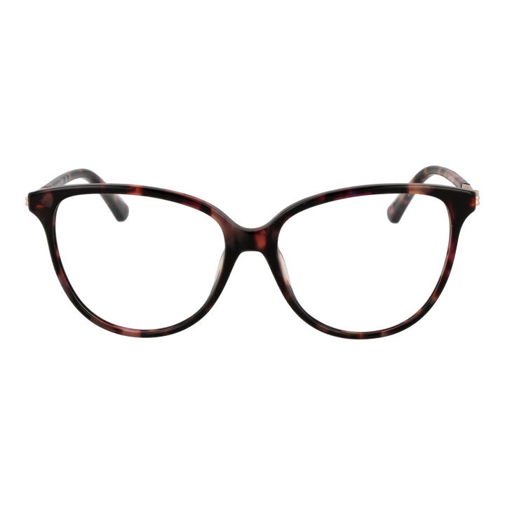 Tortoise cat-eye eyeglasses for Women in brown, black and purple tones with metal G-hinges