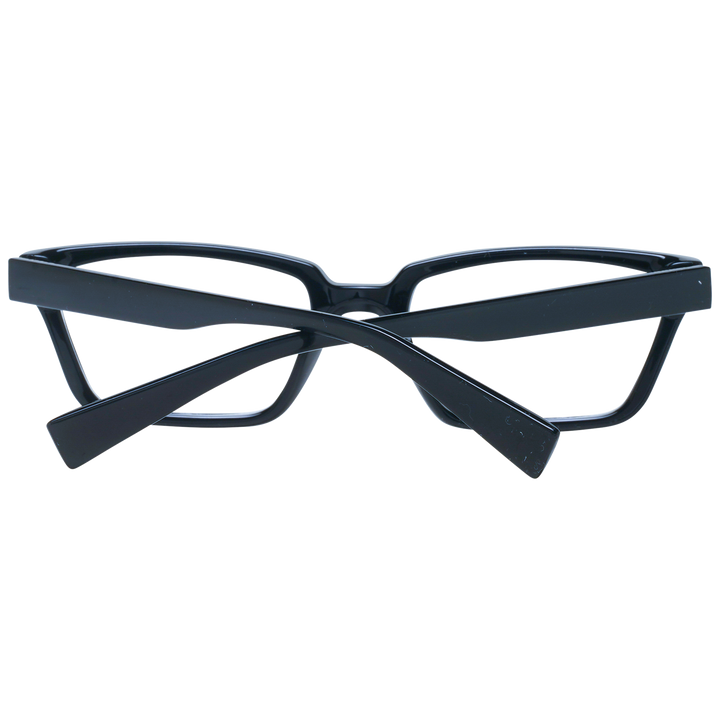 Guess Unisex black plastic full-rim rectangular eyeglasses shown front view on neutral background