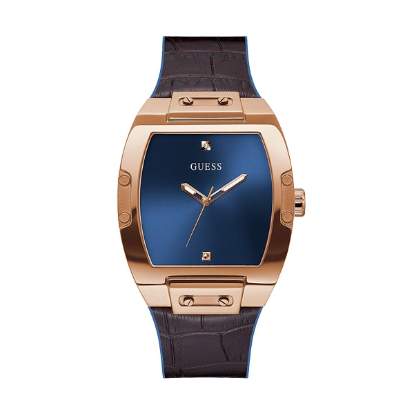 Timeless Rose Gold Elegance with Blue Dial Contrast