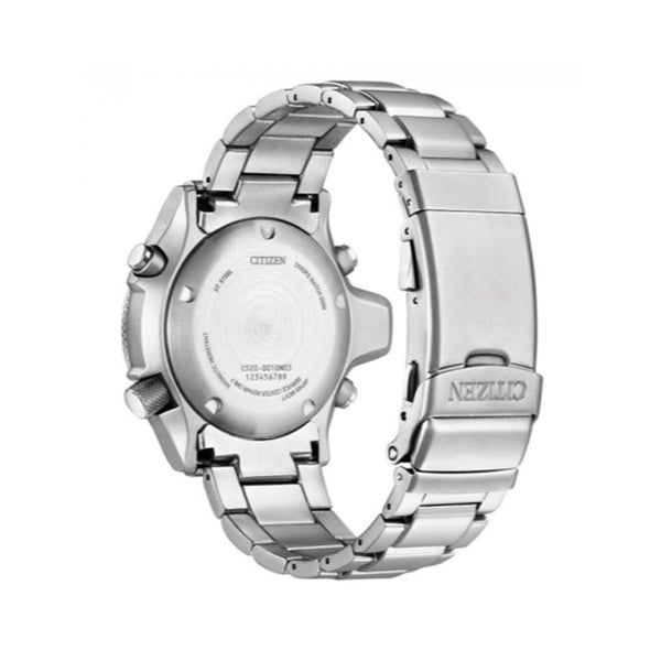Precision Blue Dial Diver with Analog-Digital Display