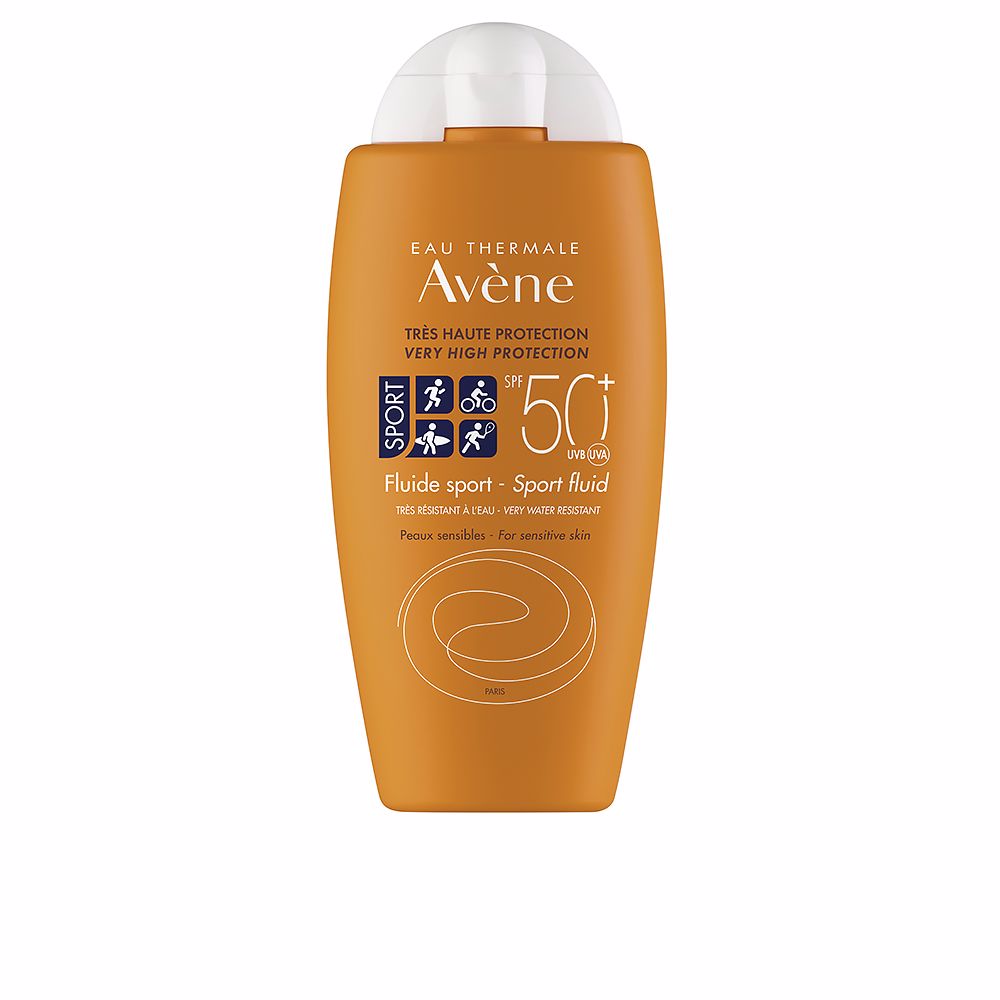 100 ml ultra‑fluid SPF50+ sunscreen lotion for sport, lightweight, water‑resistant