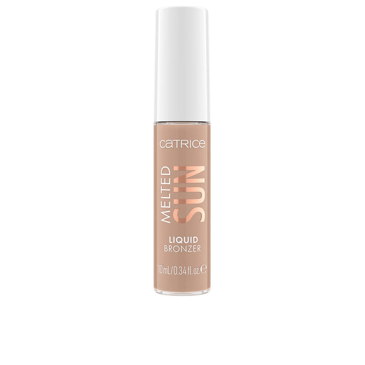 10 ml tube of creamy liquid bronzer in deep chocolate-brown shade