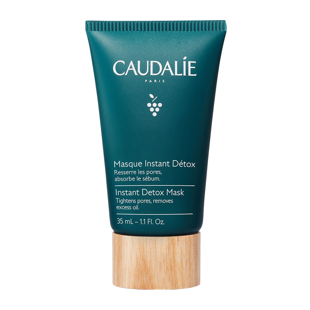 75 ml jar of pale grey clay mask with coffee extract, kaolin and bentonite