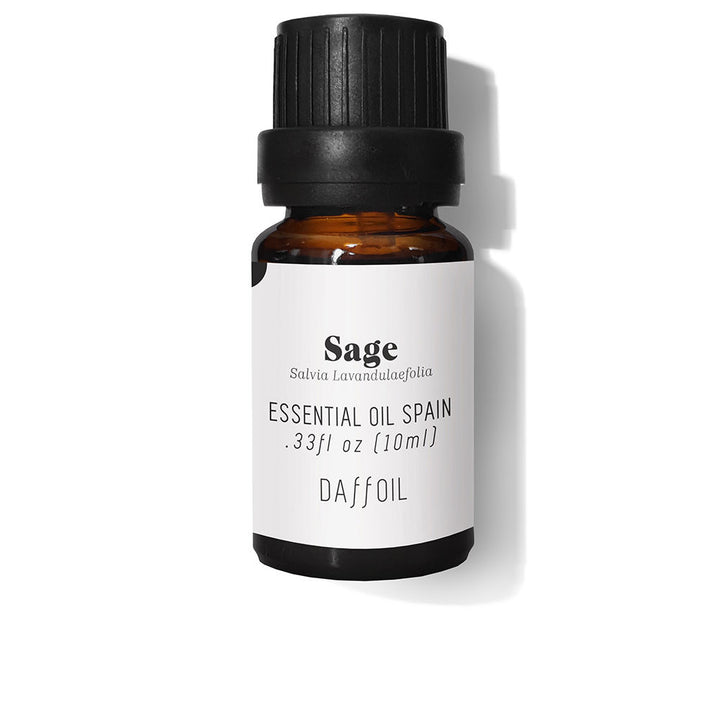 Small amber bottle of cold‑pressed sage essential oil, 50 ml, organic