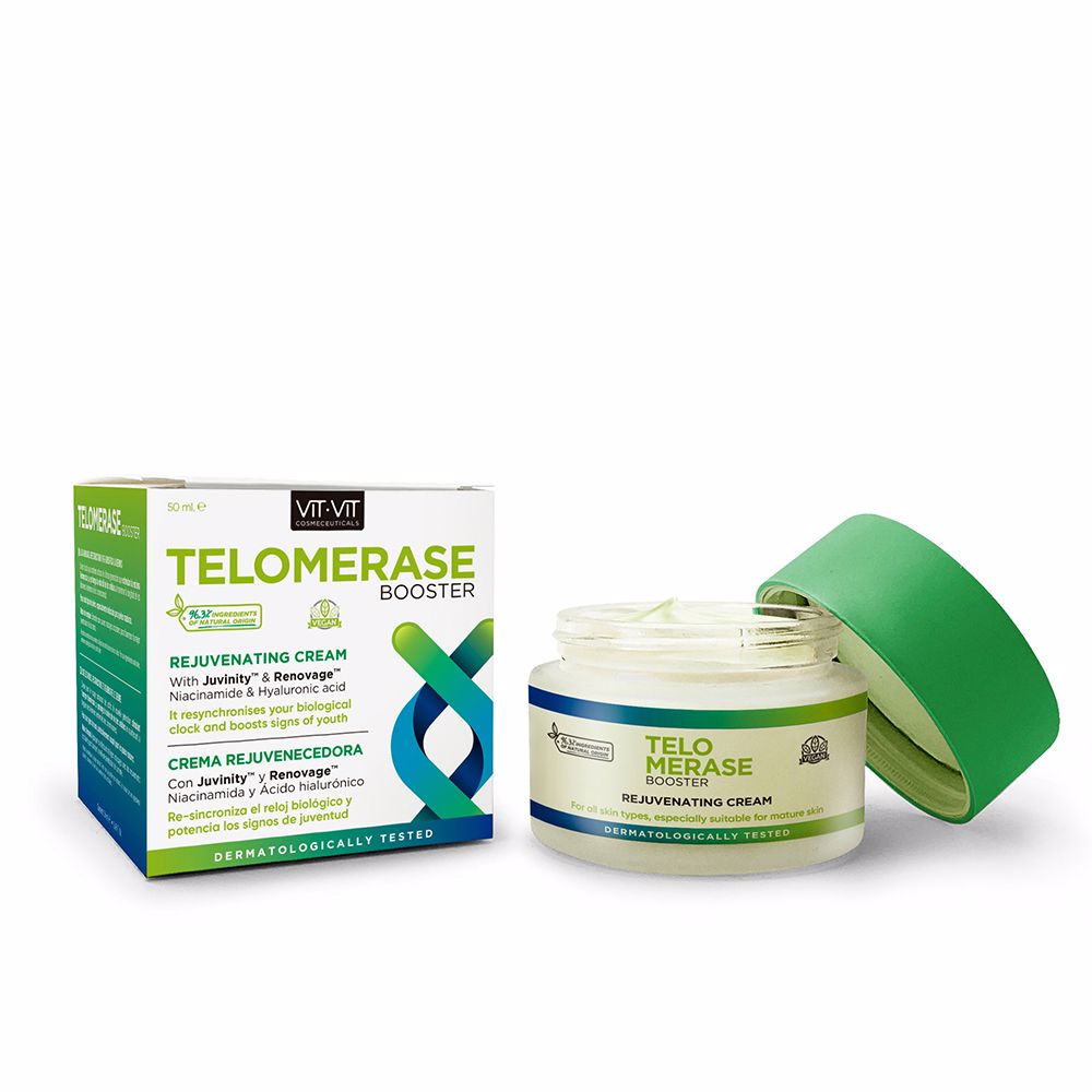 50 ml jar of rejuvenating cream, pale yellow lotion, clinical packaging