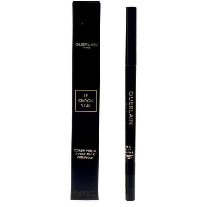 Retractable brown eye pencil with integrated sharpener, 3 g, water‑resistant