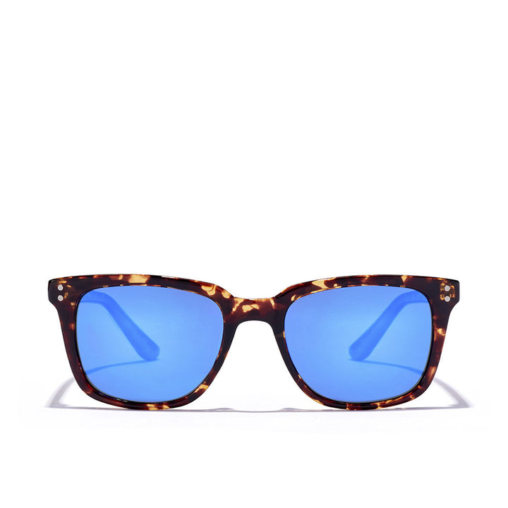 Unisex square polarised sunglasses in matte black, TR-90 frame, 41.5 mm lenses