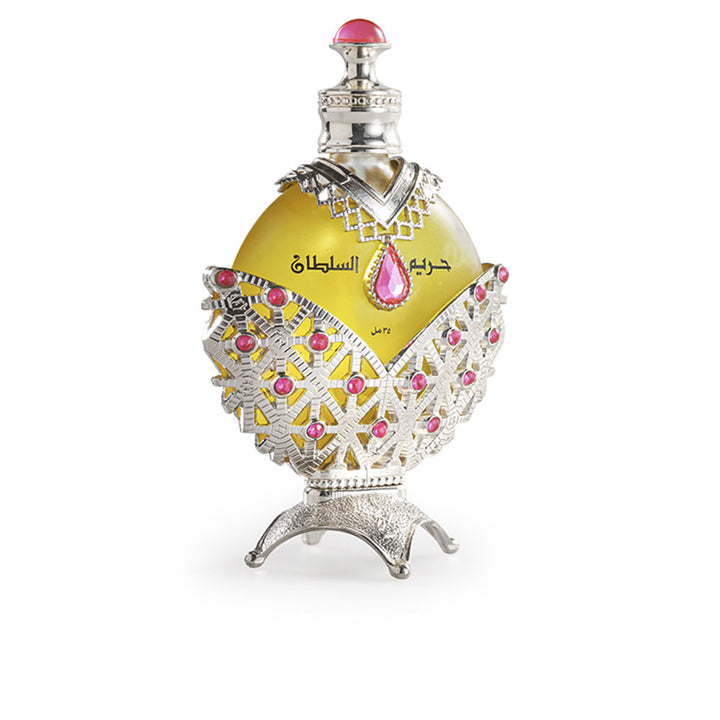 35 ml silver-hued perfume oil bottle, aromatic oriental fragrance for Women