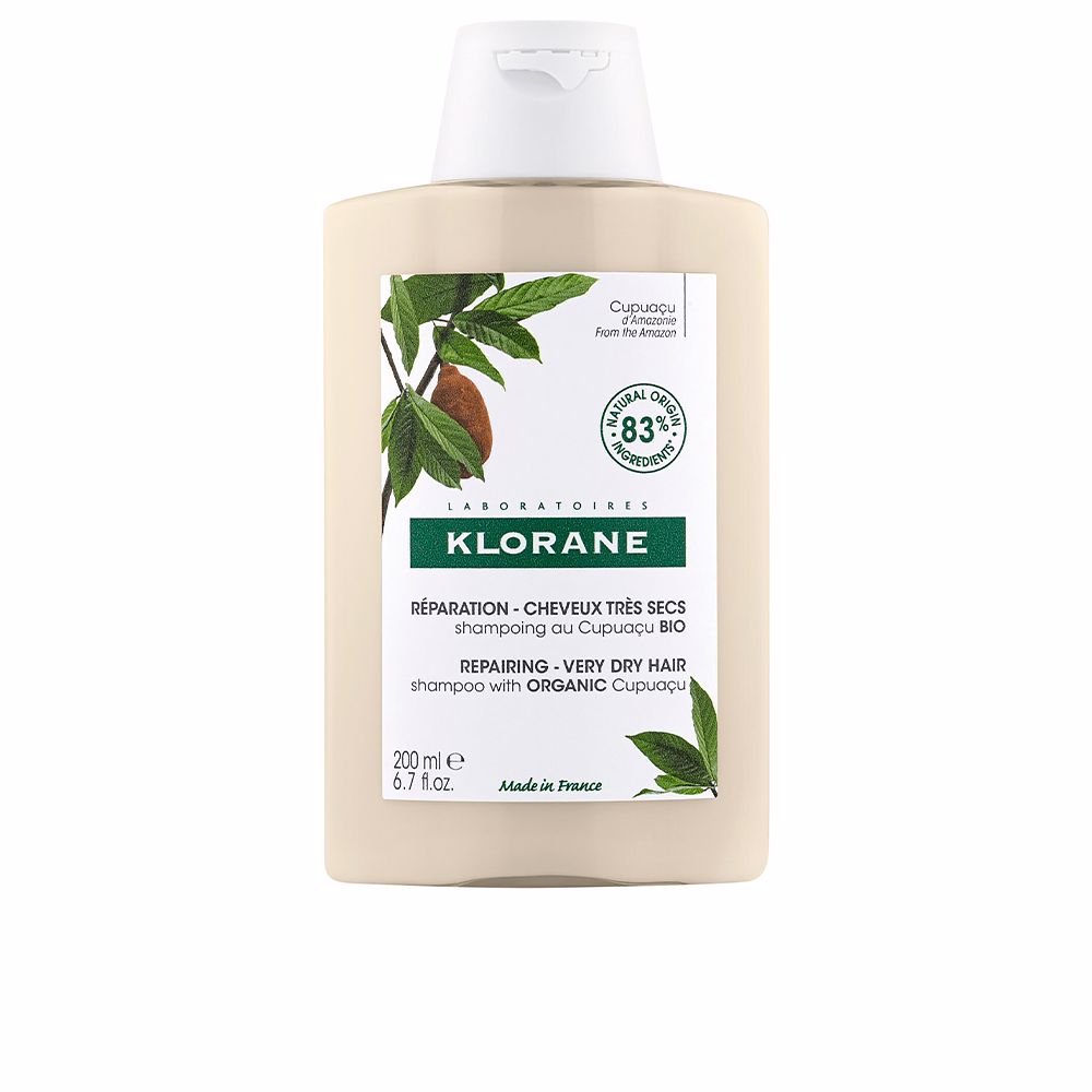 200 ml tube of cream shampoo for very dry, curly hair with cupuaçu