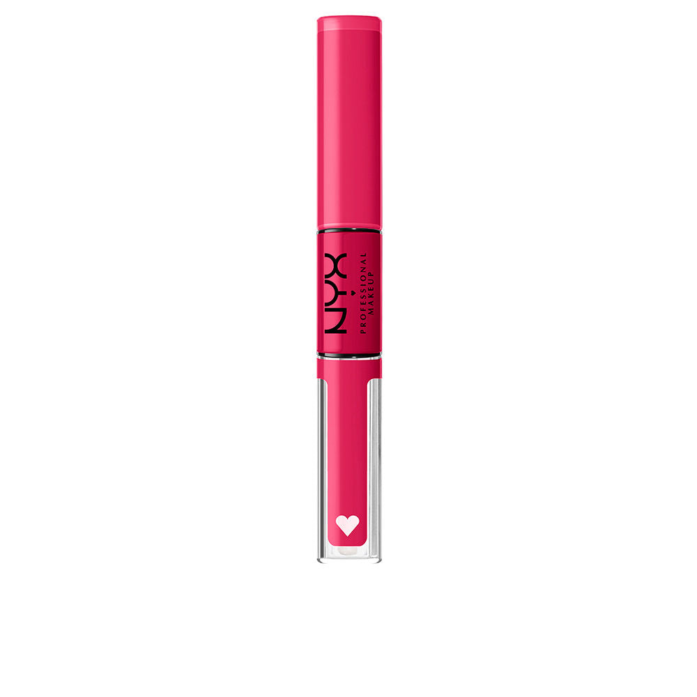 Sleek 3.4 ml high‑pigment lip gloss tube, glossy finish, jojoba enriched