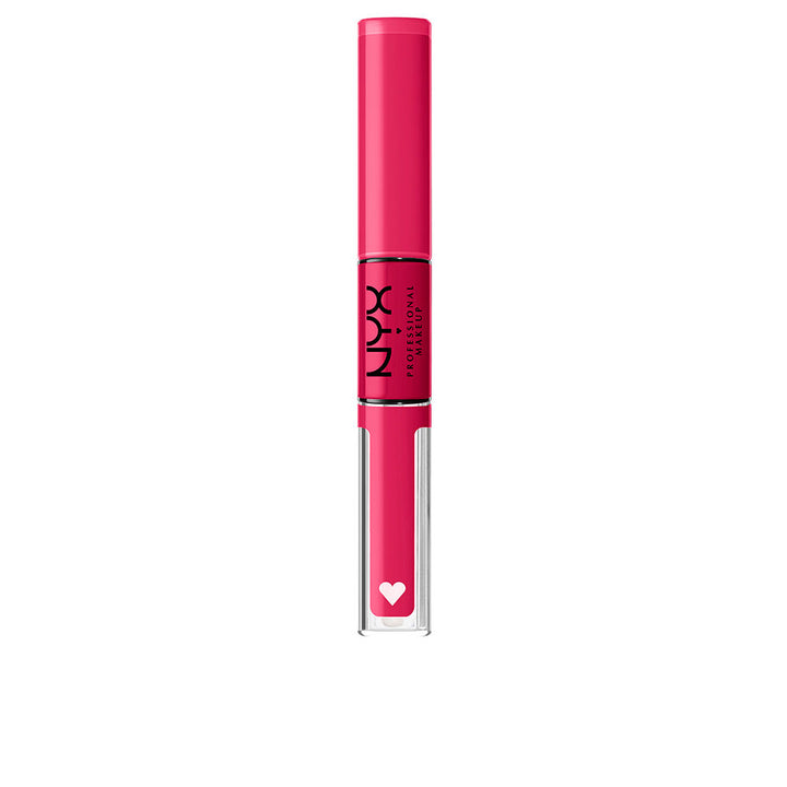 Sleek 3.4 ml high‑pigment lip gloss tube, glossy finish, jojoba enriched